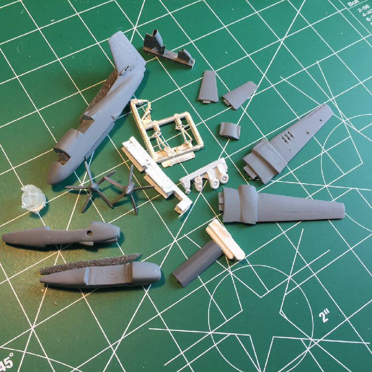 1:144th Scale Turbo Fire Bomber with Decal